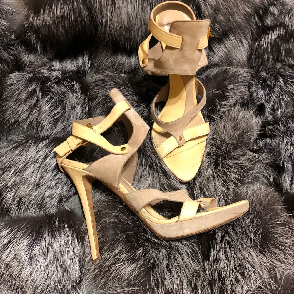 Authentic Herve Leger stiletto sandals